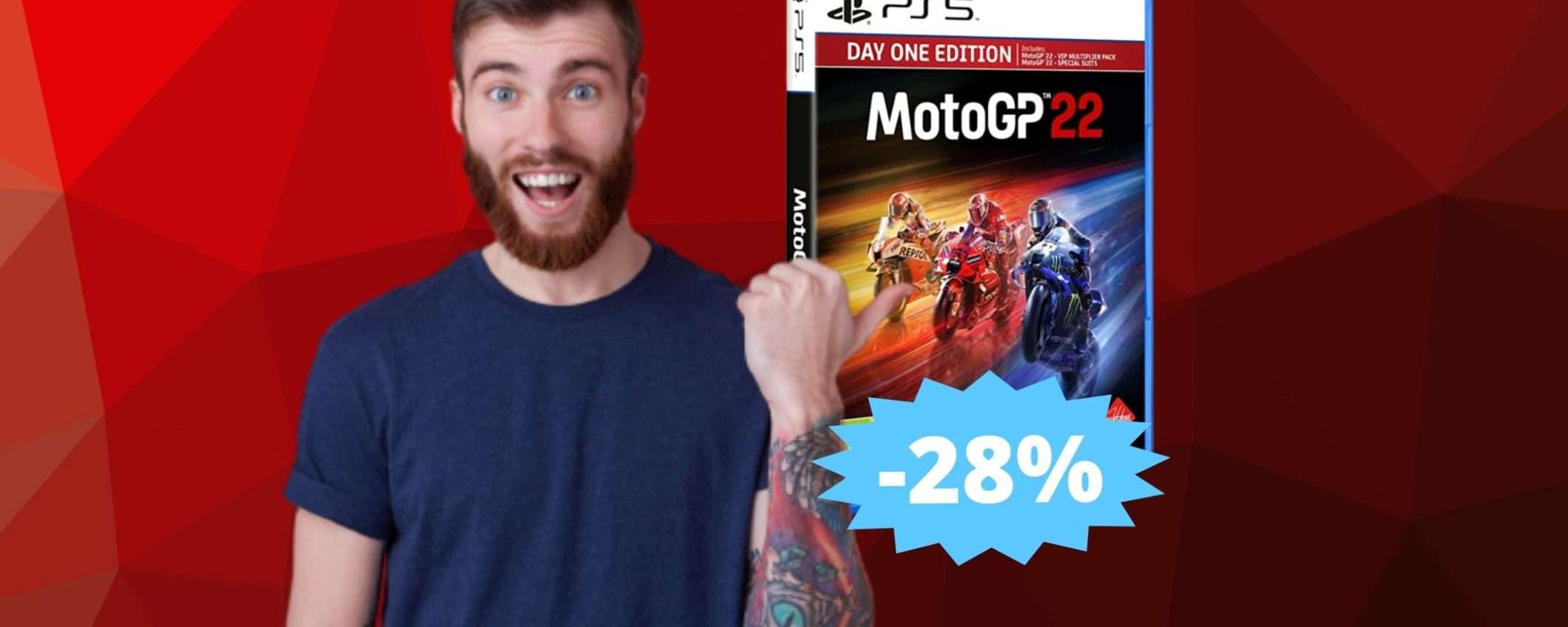 MotoGP 22 per PS5: MEGA sconto per l'esperienza di guida unica