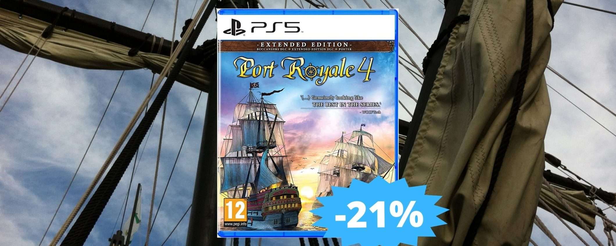 Port Royale 4: esplora, commercia e conquista su PS5 (-21%)