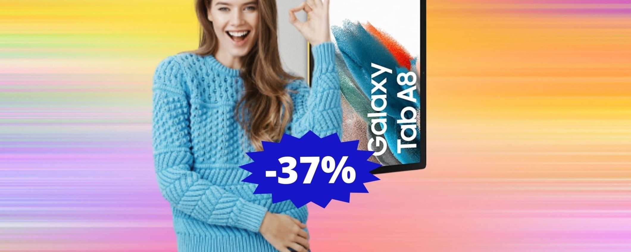 Samsung Galaxy Tab A8: mai stato così conveniente (-37%)