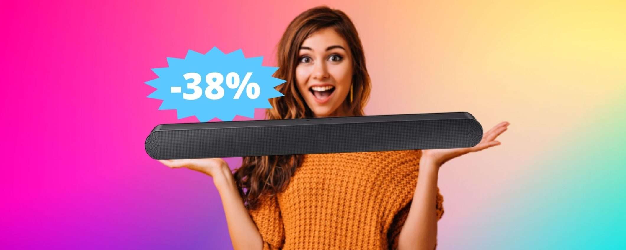 Soundbar Samsung HW-S50B/ZF: MEGA sconto del 39%