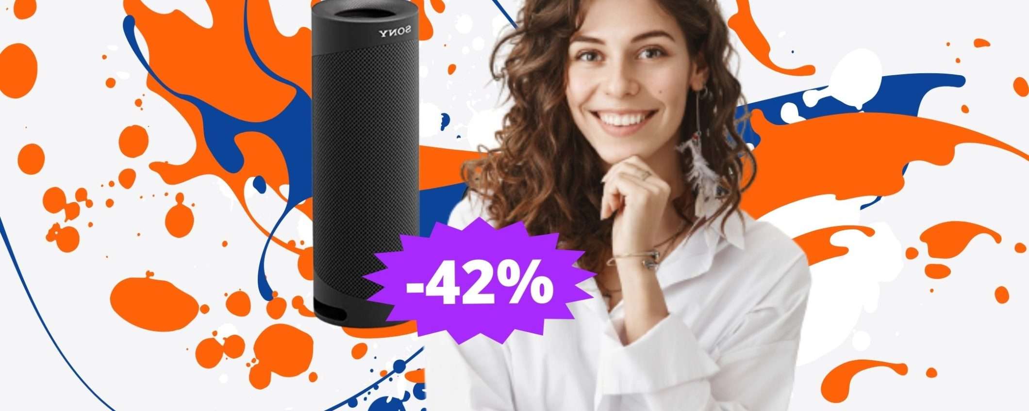 Sony SRS-XB23: l'eccezionale speaker in MEGA sconto su Amazon