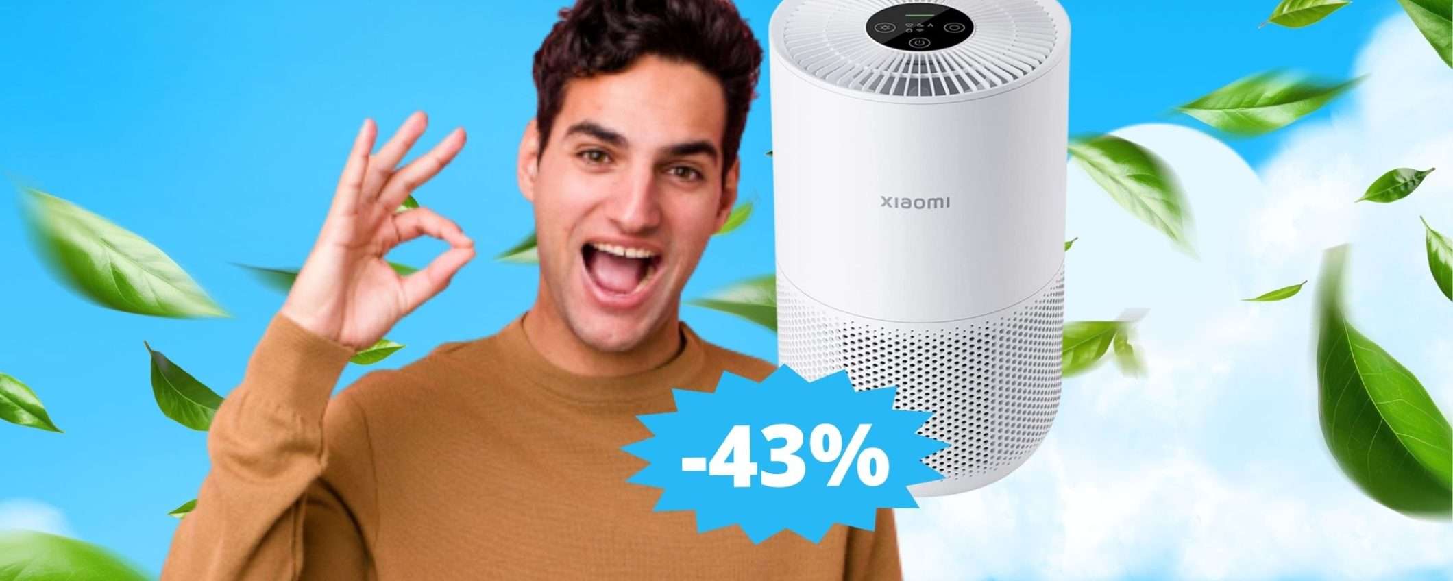 Xiaomi Smart Air Purifier: il compagno perfetto per l'aria pulita a casa (-43%)