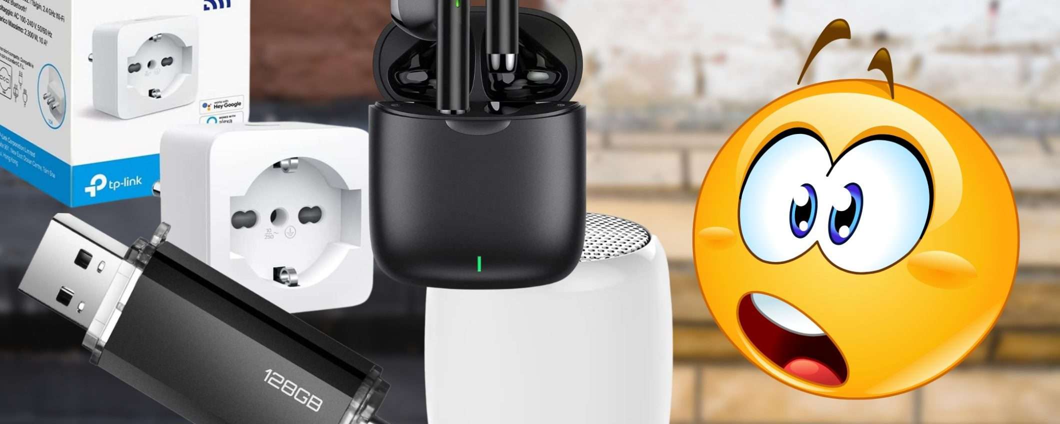 Amazon affari IRRESISTIBILI: 5 gadget tech TOP a meno di 10€