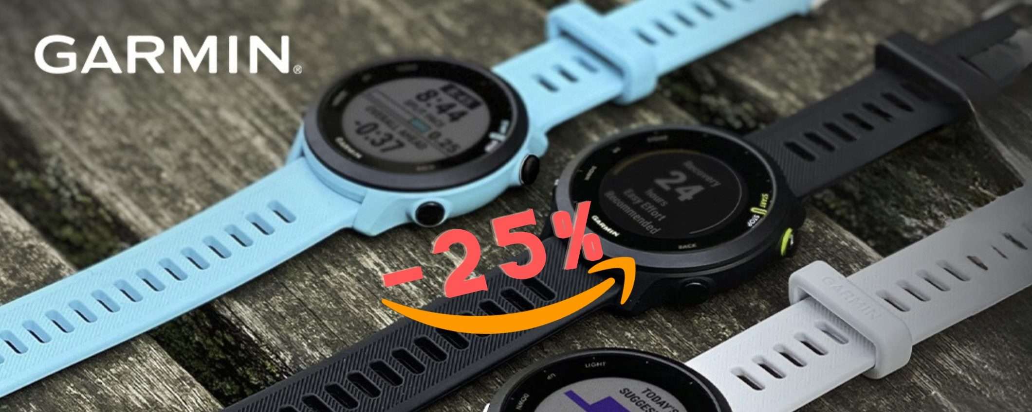 Garmin Forerunner 55: il prezzo PRECIPITA su Amazon a 51€ in MENO