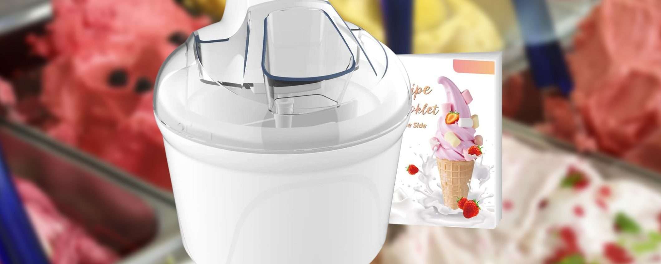 Gelato a prezzo SPROPOSITATO? Preparalo in casa, gelatiera automatica a 27€