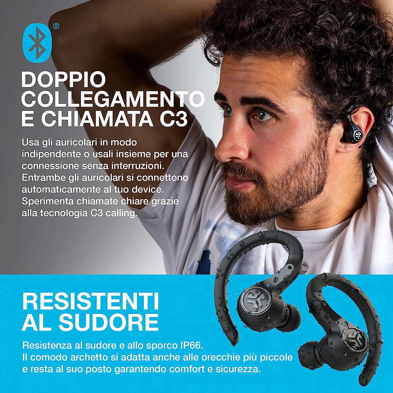 jlab-epic-air-migliori-auricolari-per-sport-offerta-amazon-dual-connect