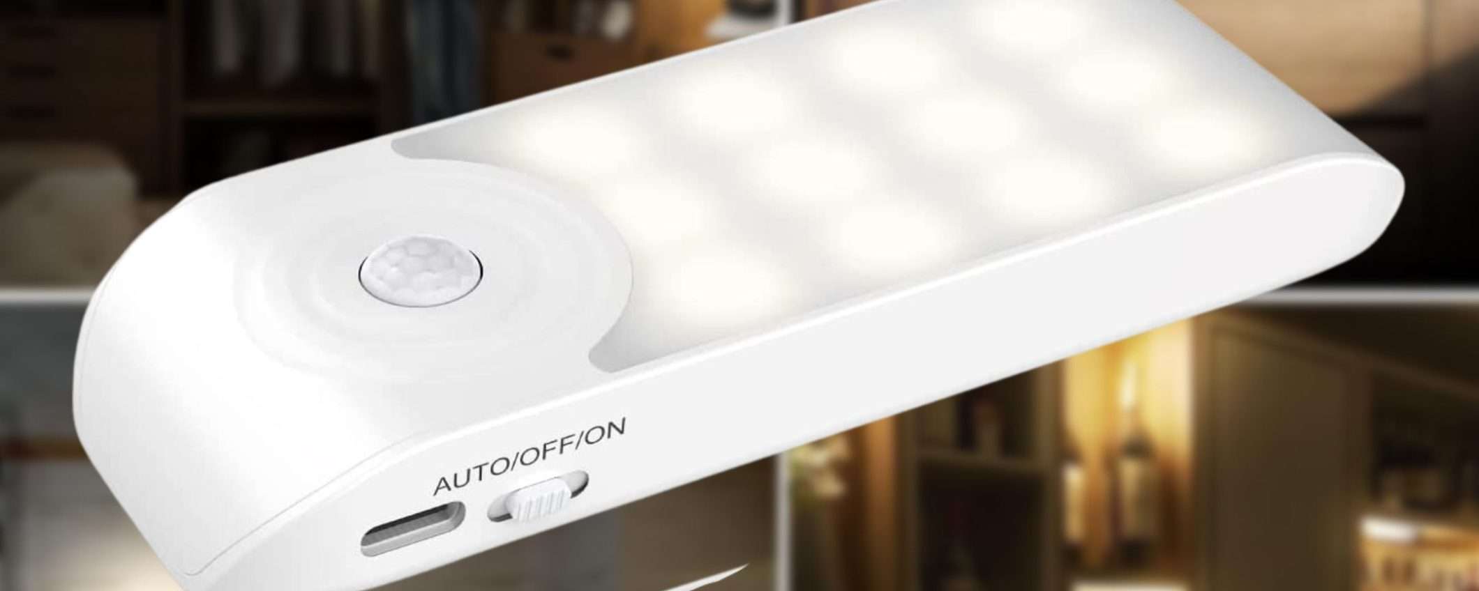 La STRAORDINARIA luce automatica wireless torna a 6€ su Amazon: imperdibile