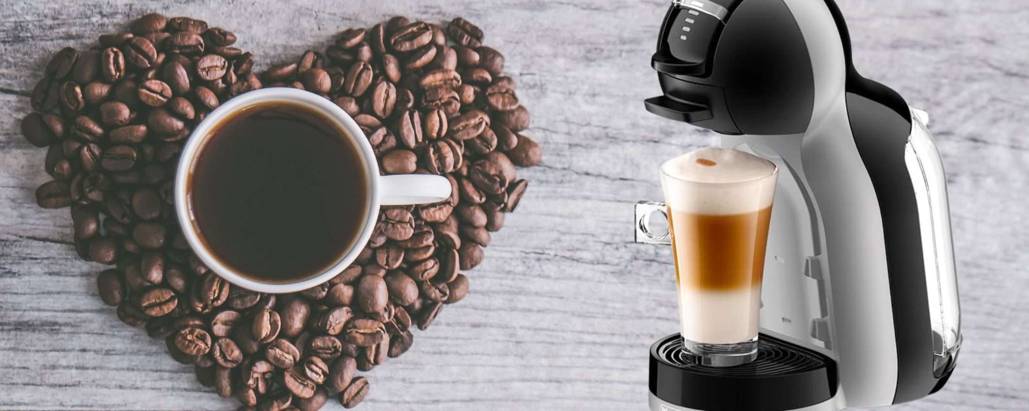 Macchina del caffè De'Longhi a prezzo WOW con 40 capsule in OMAGGIO (59€)