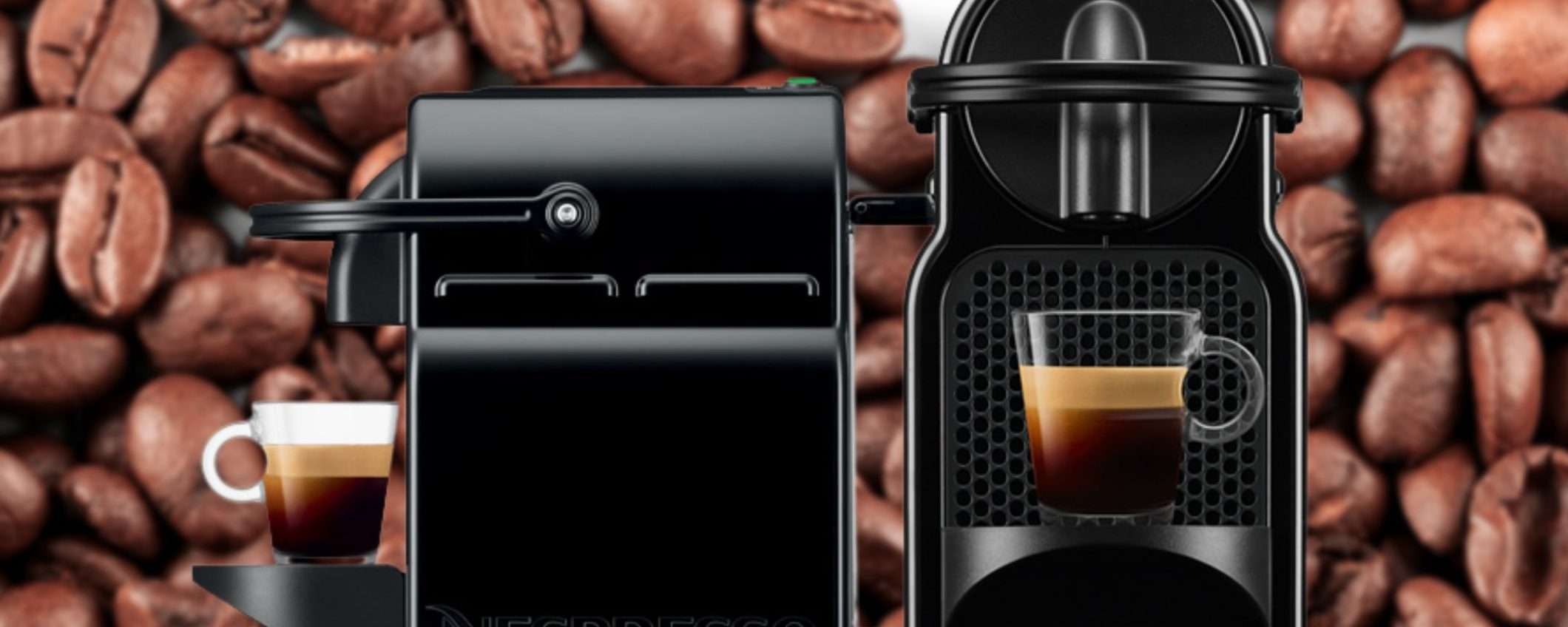 Nespresso Inissa, ICONICA macchina del caffè in sconto WOW (77€ + omaggi)