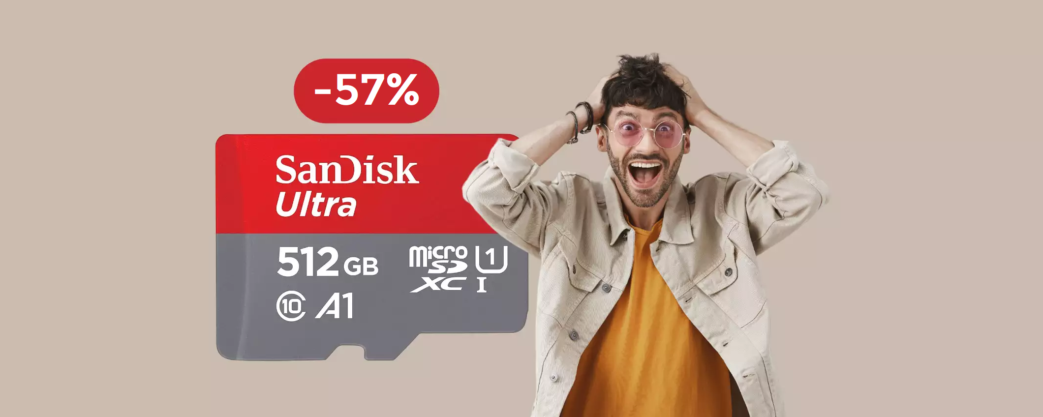 MicroSD 512GB a meno di metà prezzo: un AFFARE a soli 49€