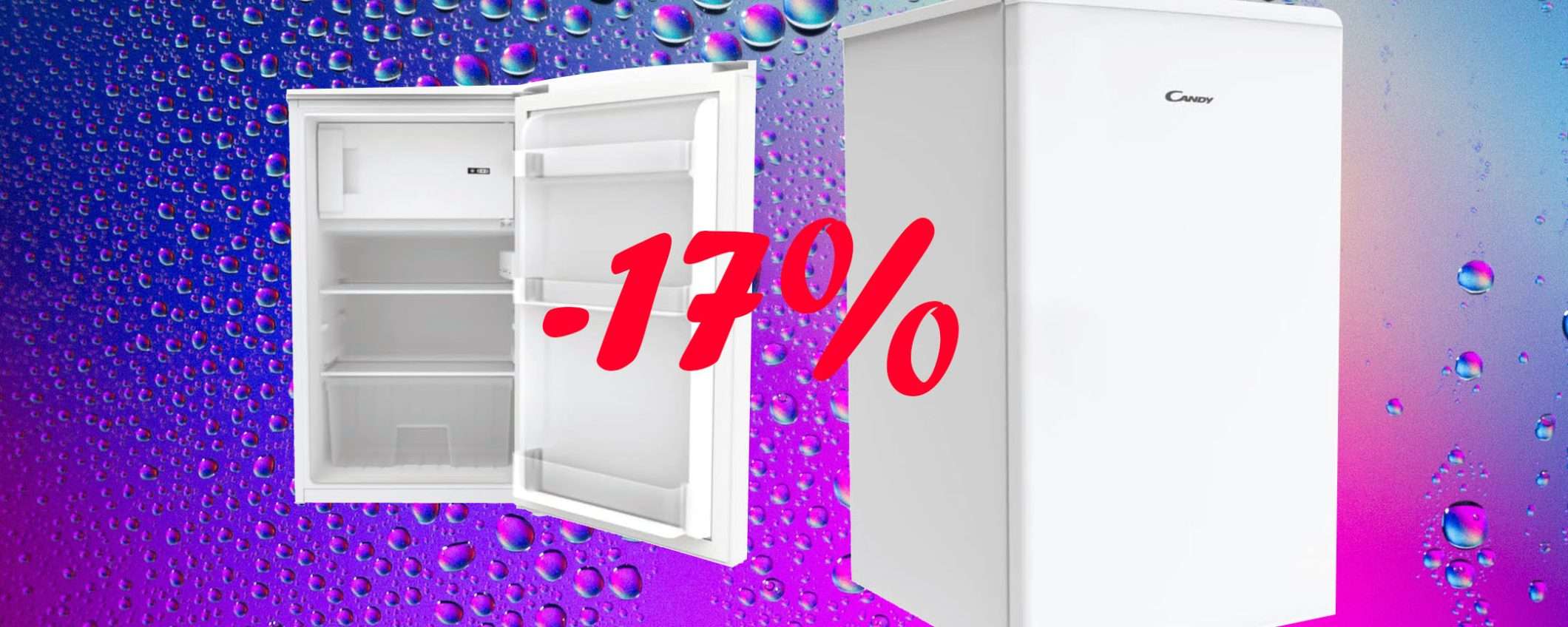 Mini frigo Candy da 106 litri: sconto BOMBA del 17% su Amazon