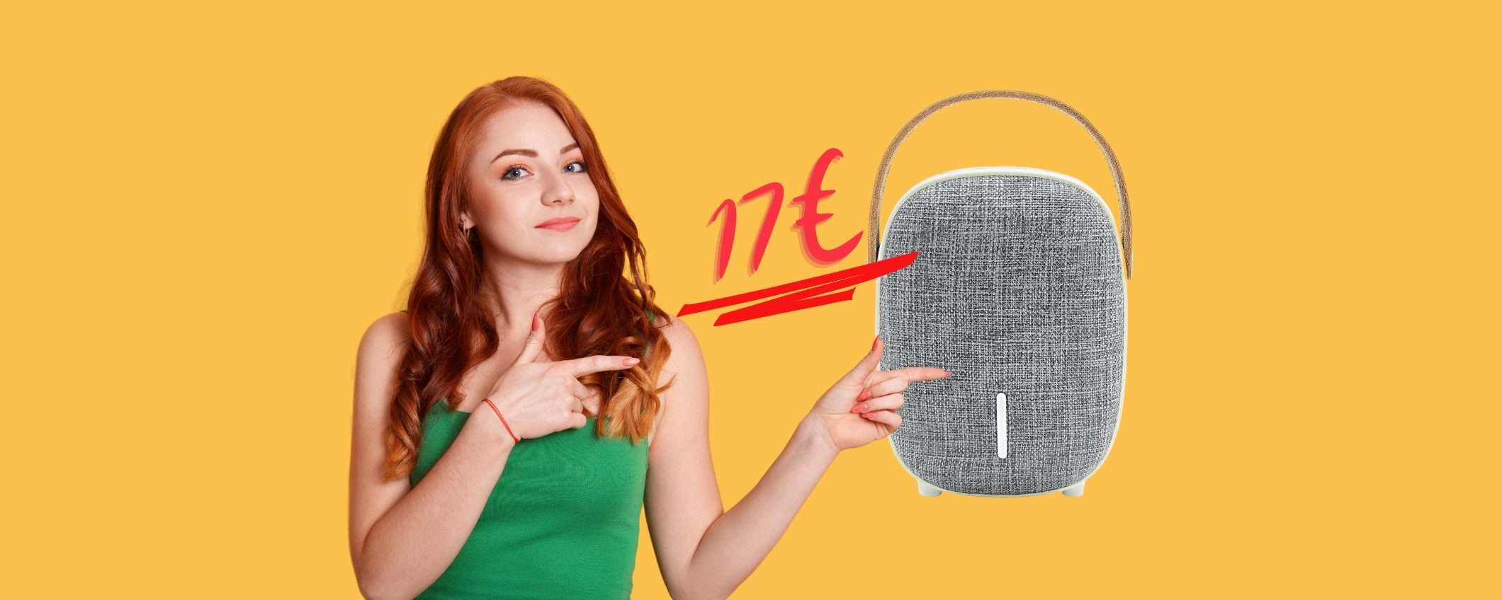 Mini speaker portatile potente ed ECONOMICO, ora è tuo a 17€