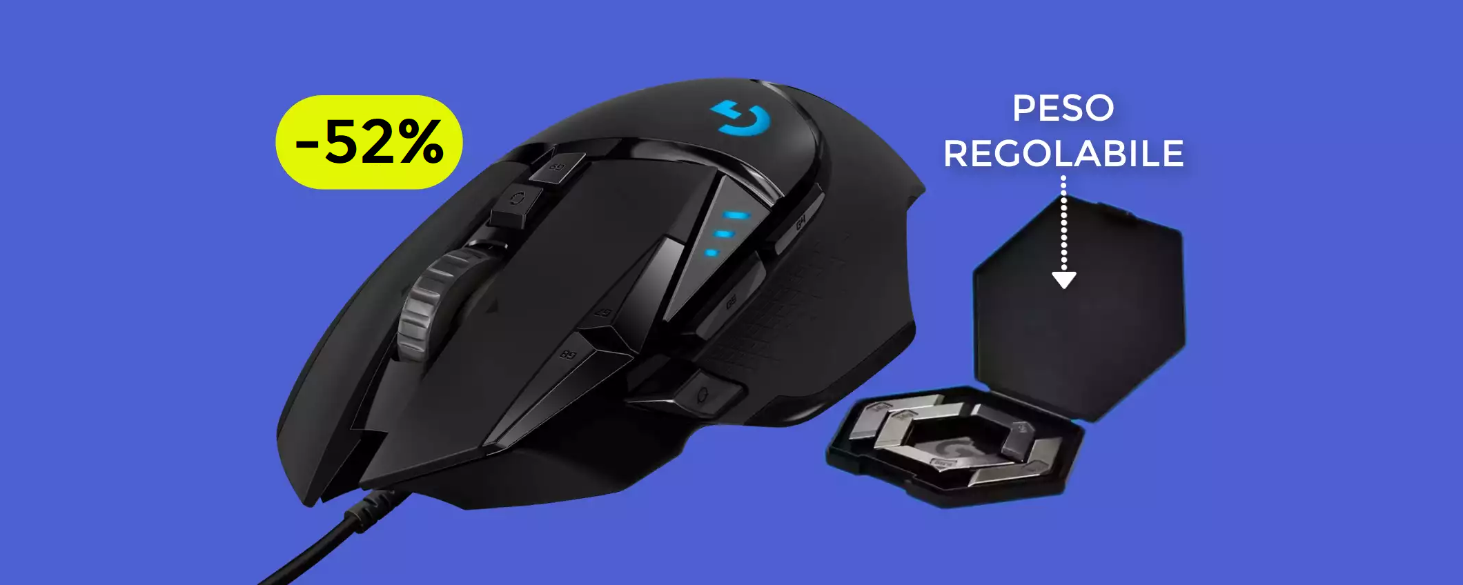 Mouse Logitech a meno di metà prezzo: non sbaglia un colpo (44€)