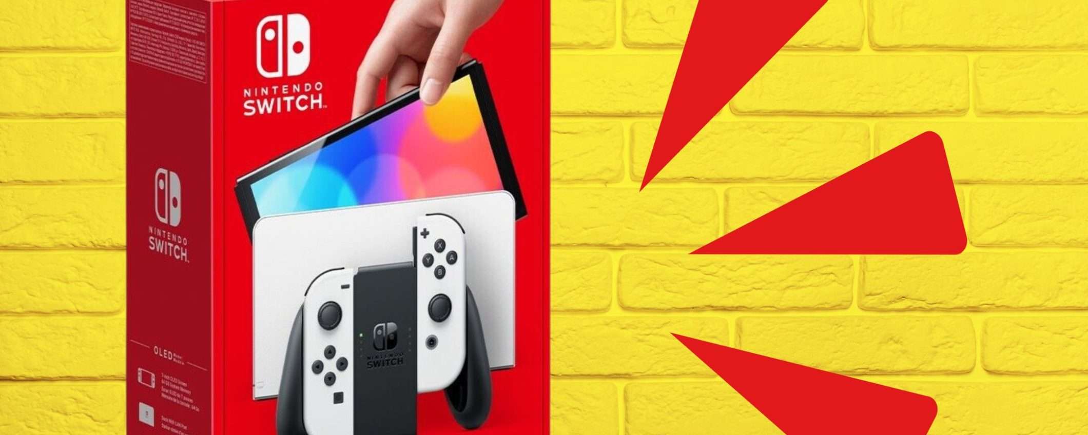 Nintendo Switch OLED al prezzo più BASSO, oltre ogni immaginazione (289€)