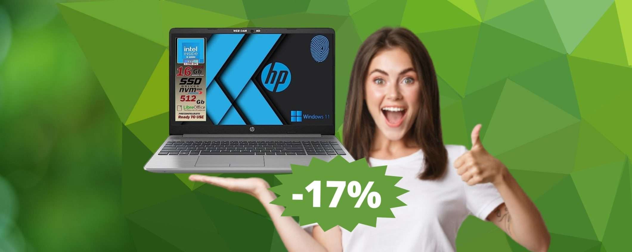 Notebook HP 250 G9: l'opportunità da non perdere su Amazon