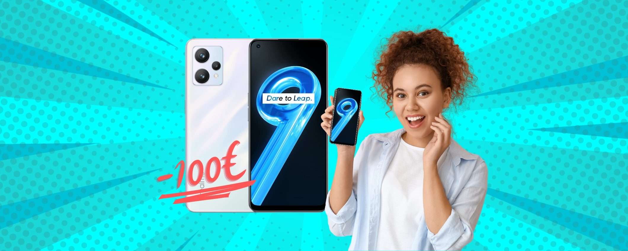 Realme 9 a prezzo SGRETOLATO su Amazon, 100€ in MENO