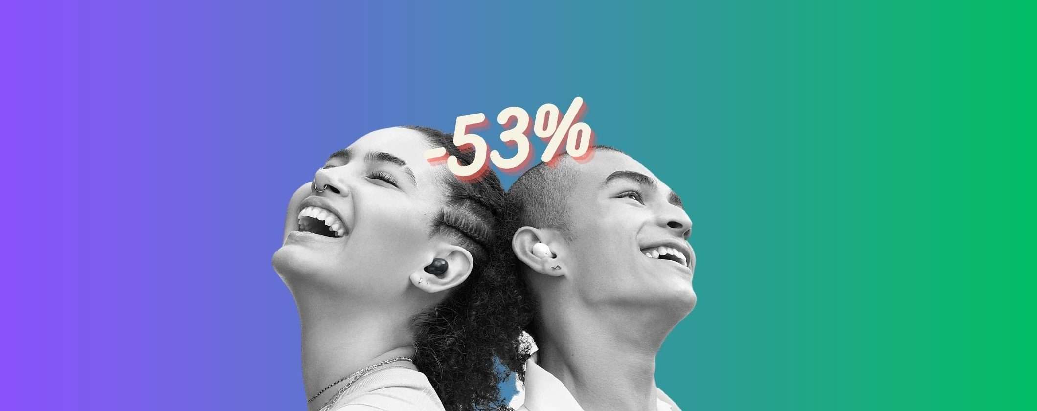 Samsung Galaxy Buds2: al 53% di sconto SUONANO BENE