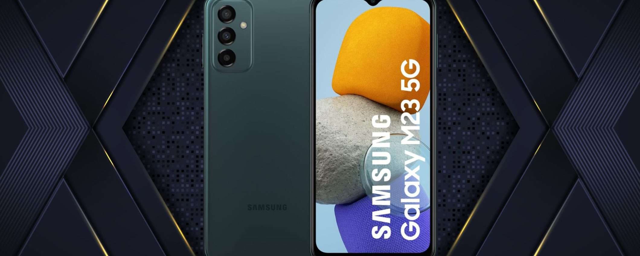 Samsung Galaxy M23 5G, prezzo Amazon WOW: il PREMIUM è in gran sconto (193€)