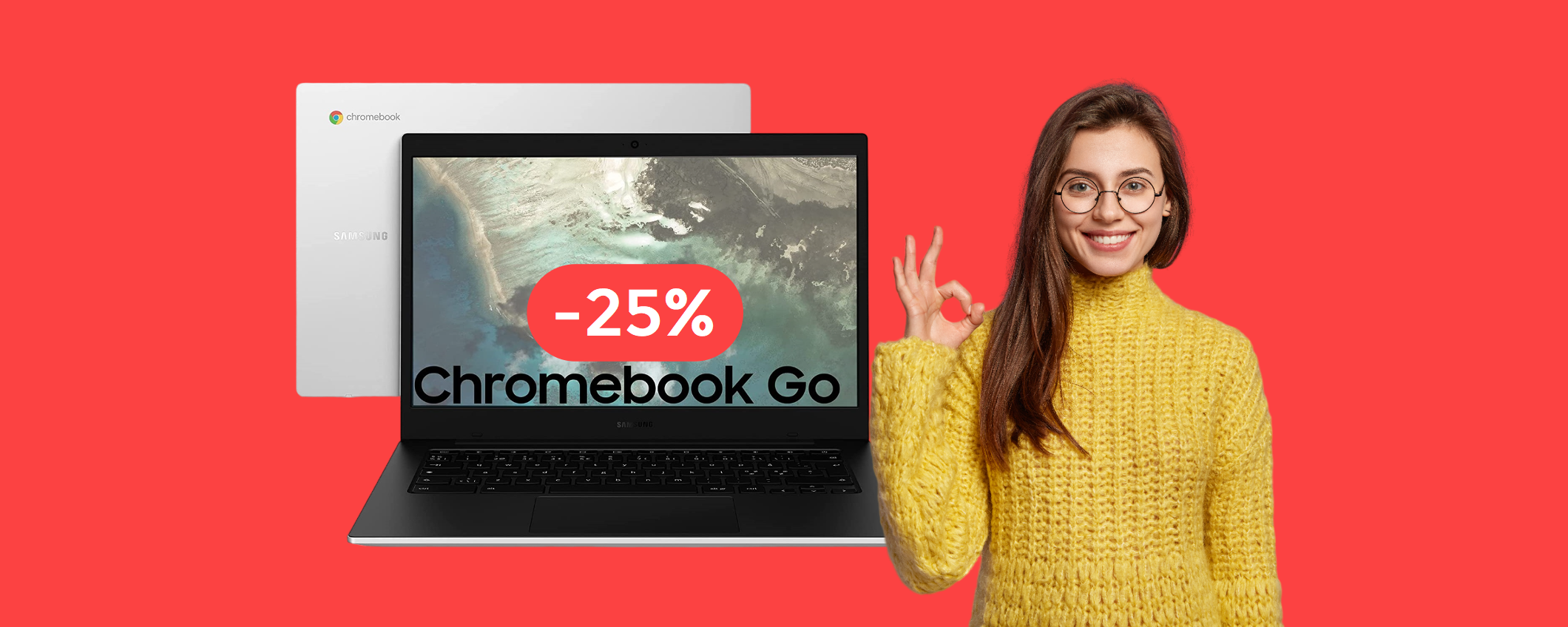 Chromebook Samsung oggi ad un prezzo davvero IRRESISTIBILE