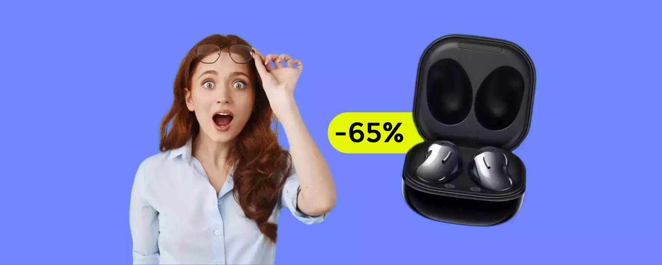 Samsung Galaxy Buds Live: prezzo SBRICIOLATO su Amazon (59€)