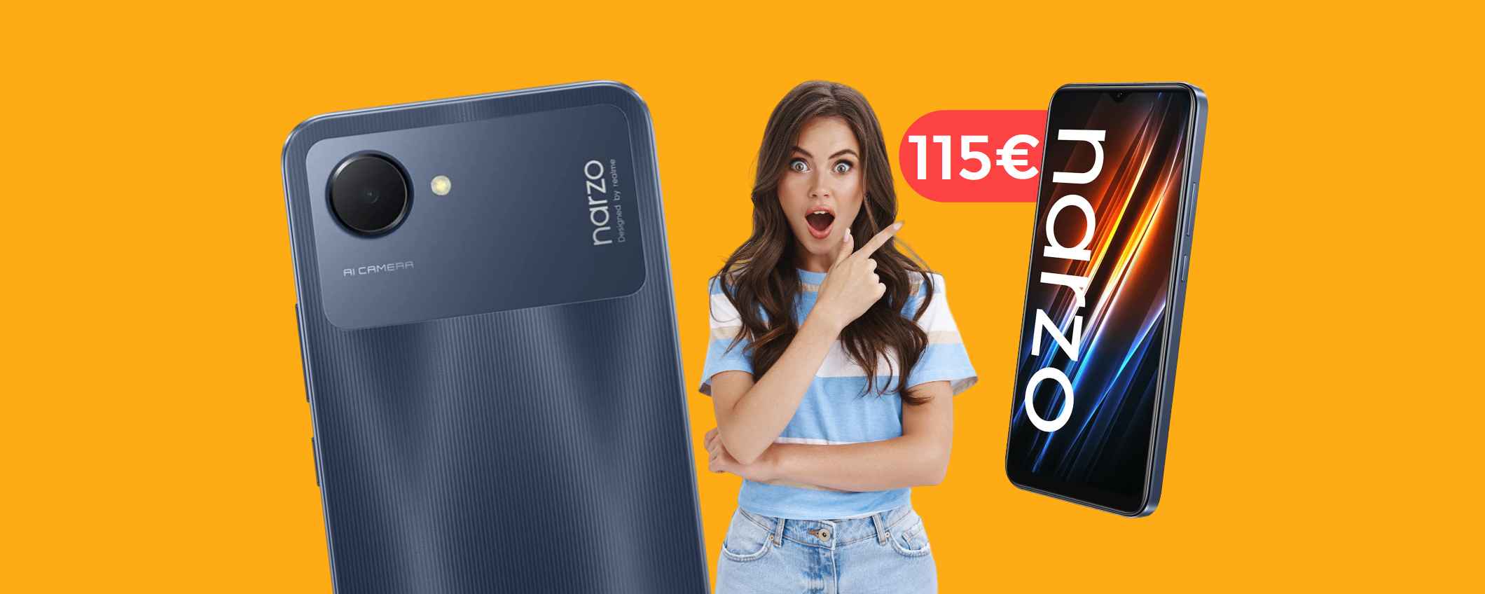 Smartphone Realme a prezzo STRACCIATO su Amazon: bastano 115€