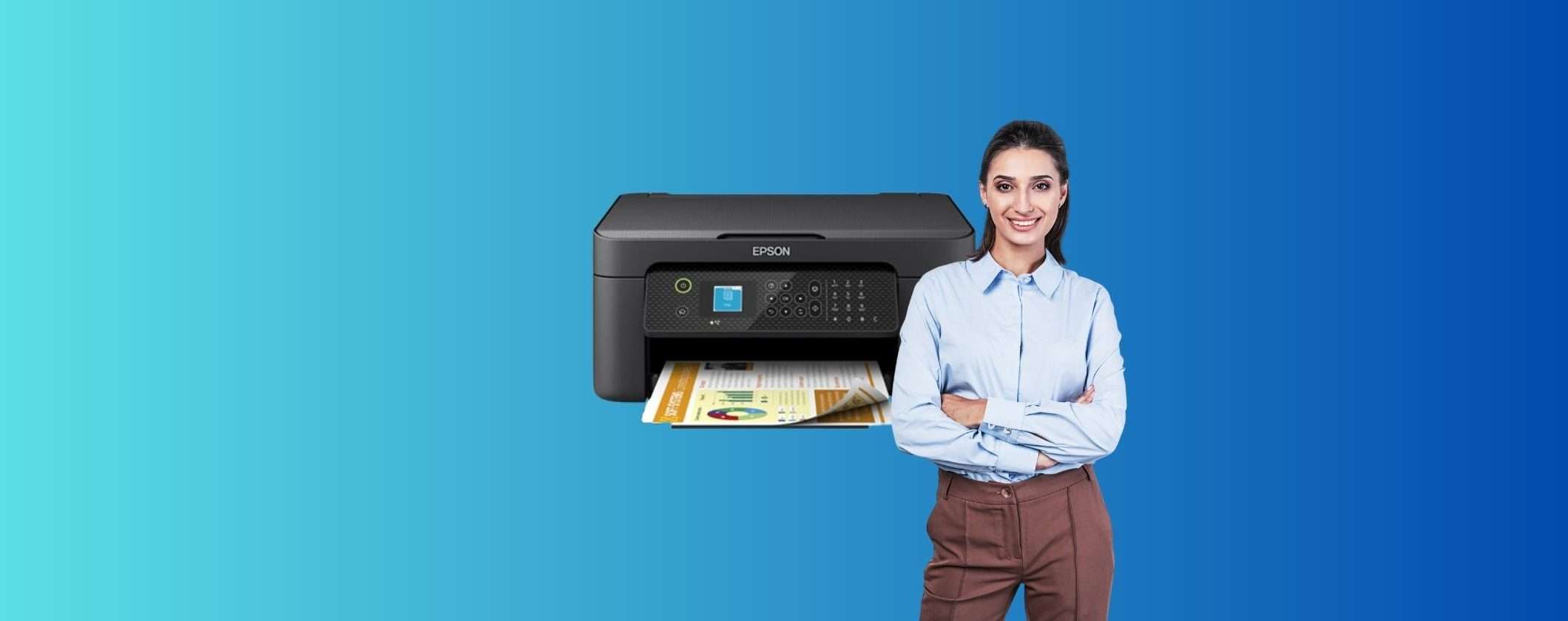 Stampante Multifunzione Epson: la inkjet top oggi a PREZZO BOMBA