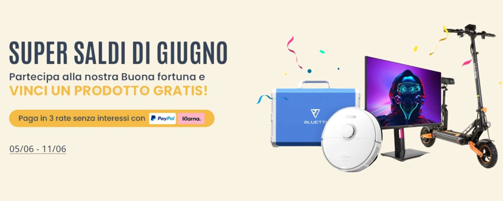 Saldi di giugno di GeekMall al via: sconti SHOCK e spettacolari PREMI in palio