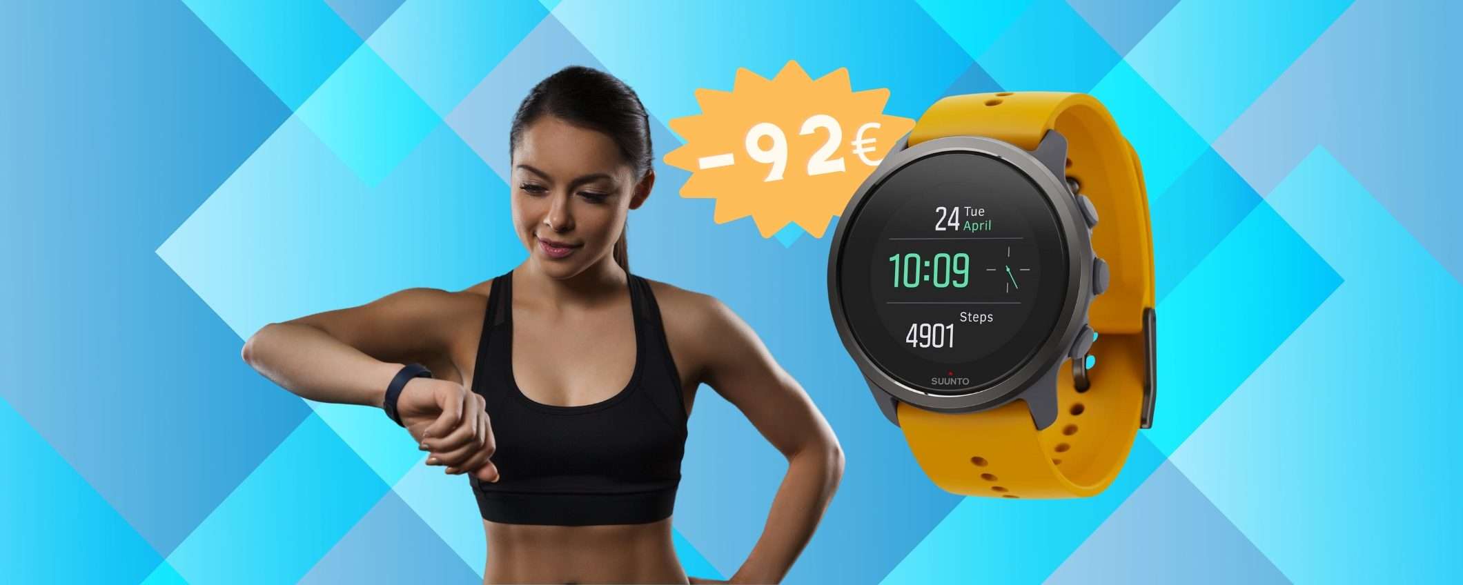 Suunto 5 Peak: lo smartwatch dei SOGNI è in OFFERTA a 92€ in MENO