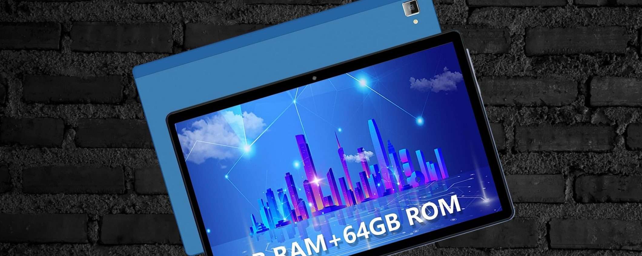 RAM 6GB, dual SIM 4G e batteria infinita: questo tablet è ASSURDO (89€)