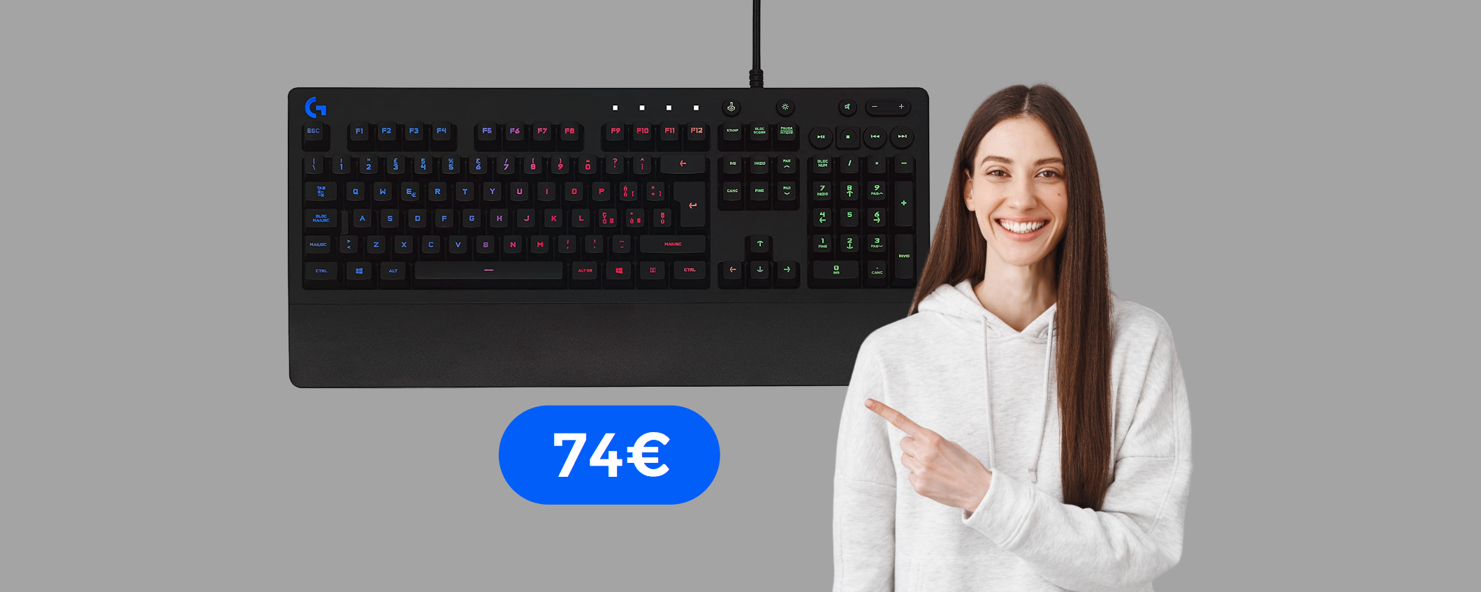 Tastiera Logitech impermeabile e retroilluminata: la migliore a 74€