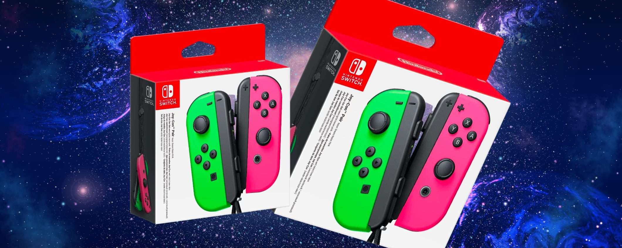 Colora l'estate con la tua Switch: coppia di Joycon NEON, prezzo TOP