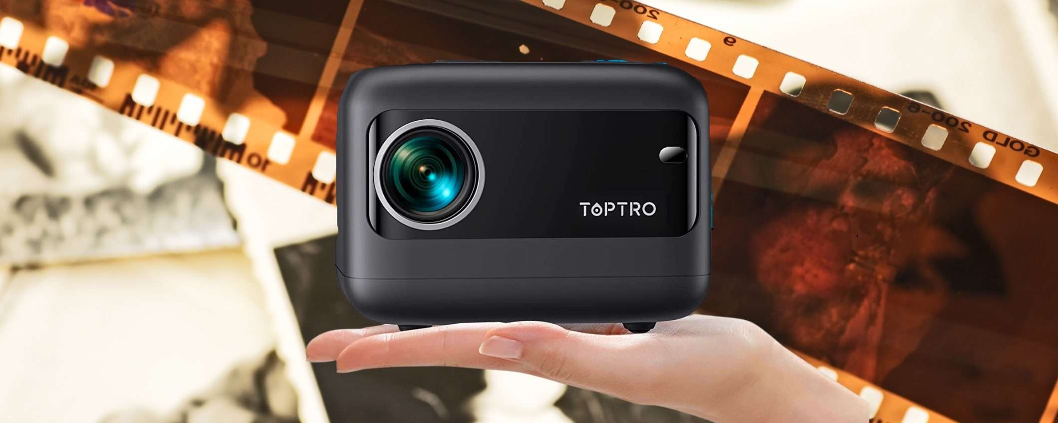 Più MINI di così SCOMPARE: proiettore portatile 1080p in offerta LAMPO