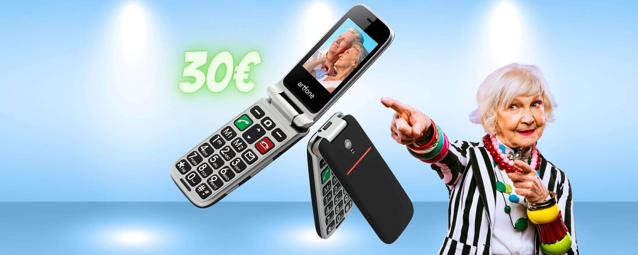 Nonno? Questo telefono è perfetto per TE, solo 30€ e sei SMART