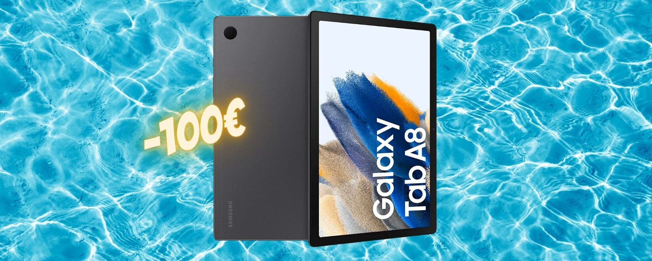 Samsung Galaxy Tab A8, con 100€ di sconto è il tablet dei SOGNI