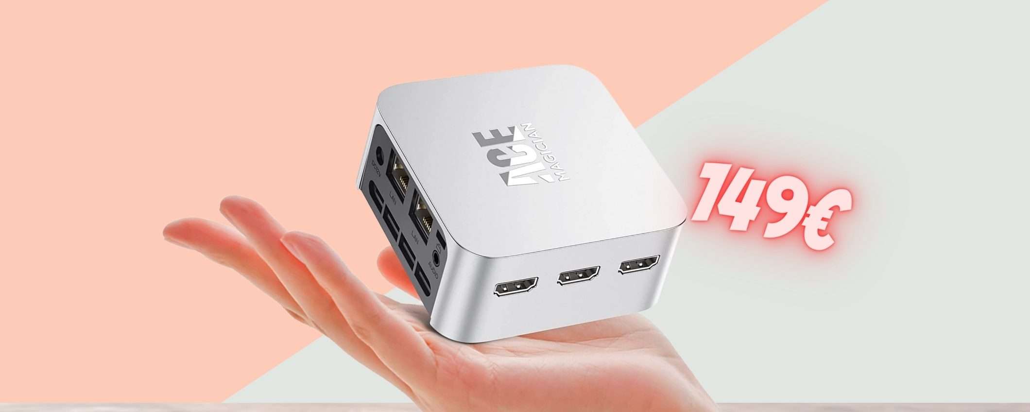 Mini PC Windows 11 Pro, per il prezzo che ha è TITANICO