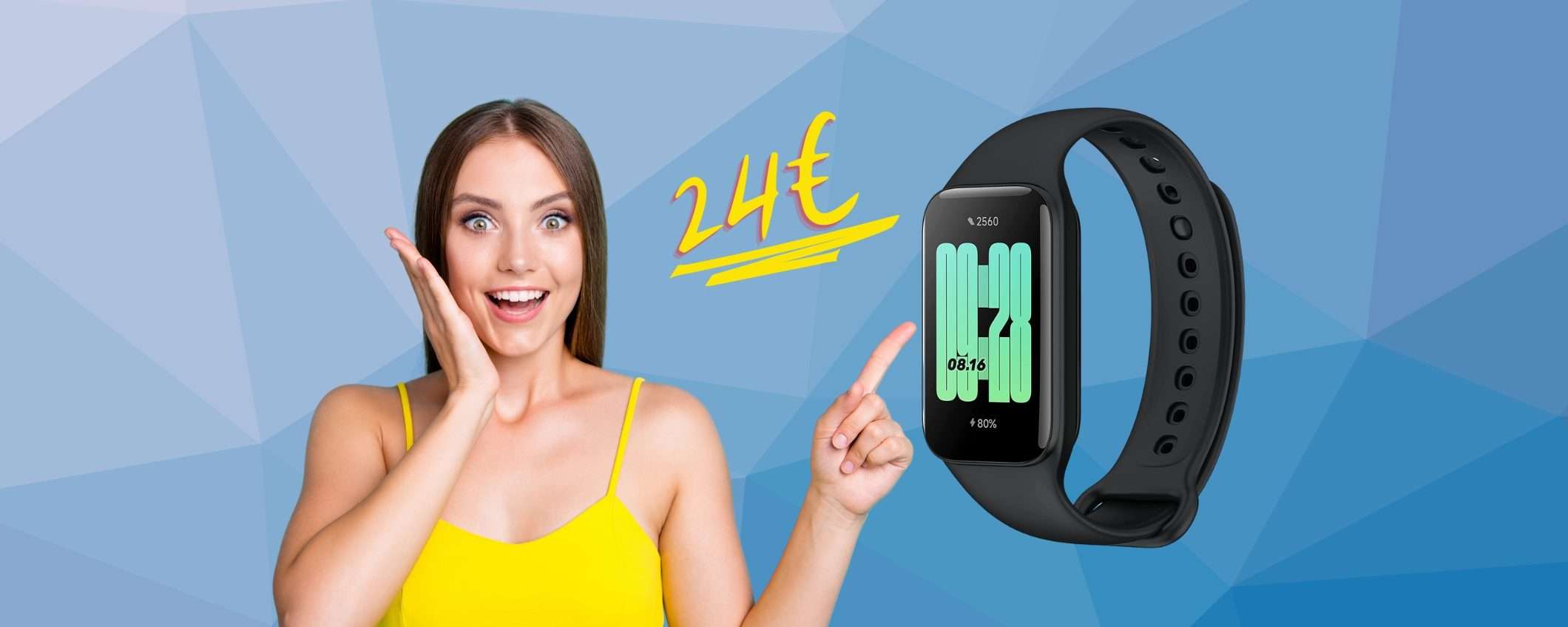 Xiaomi Redmi Smart Band 2 a PREZZO SHOCK, solo 24€ su Amazon