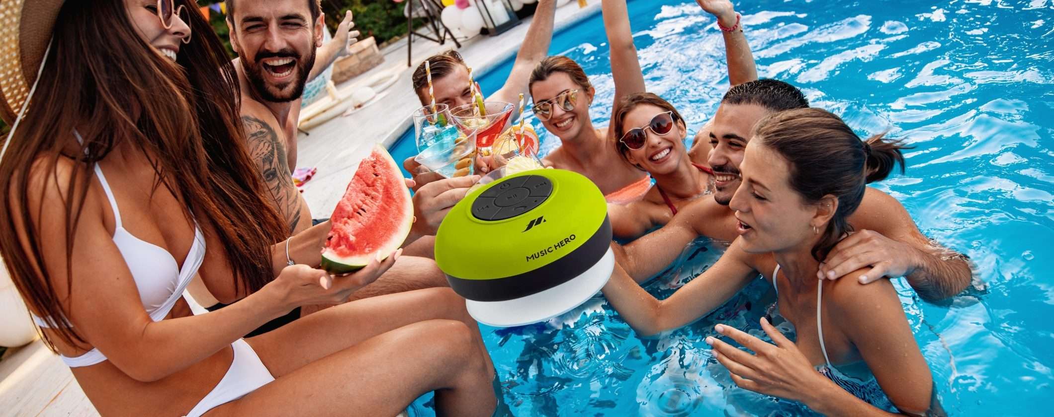 10€ per lo Speaker Bluetooth IMPERMEABILE con ventosa