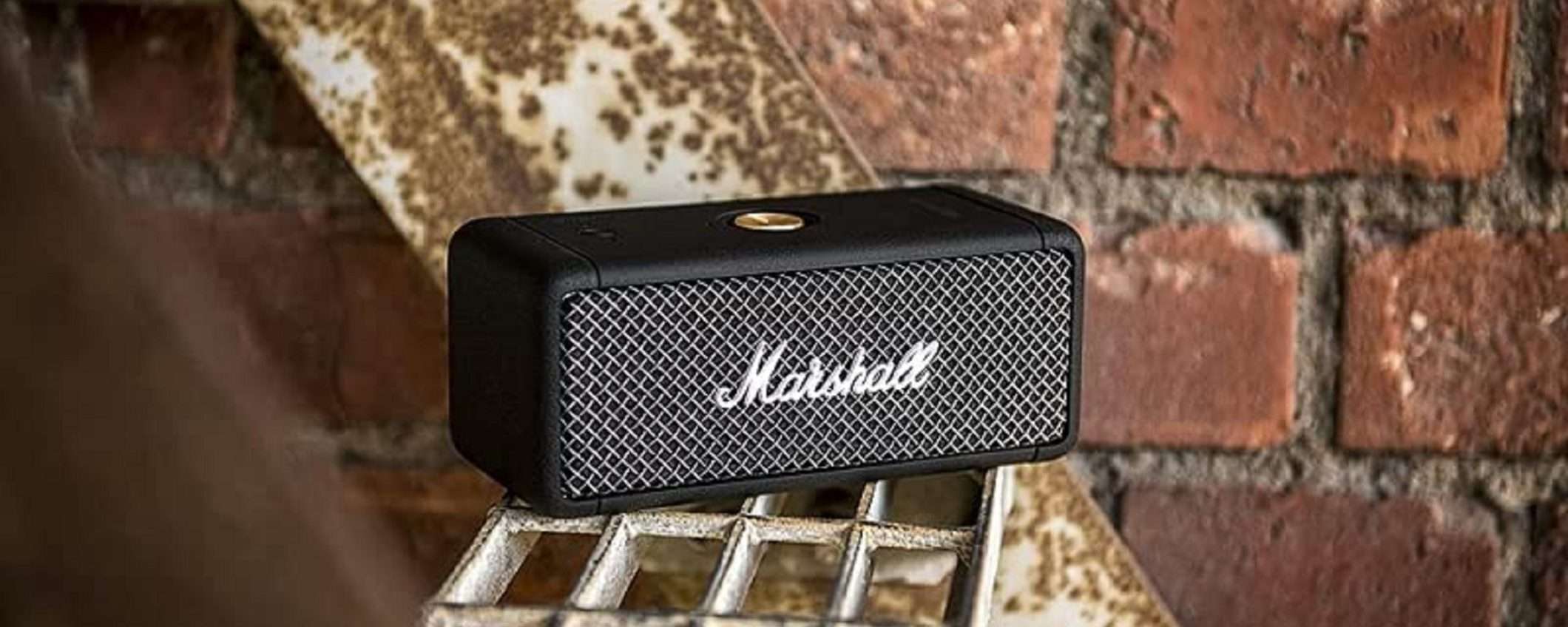 Speaker Bluetooth Marshall Emberton: altissima qualità audio a un prezzo PICCOLISSIMO