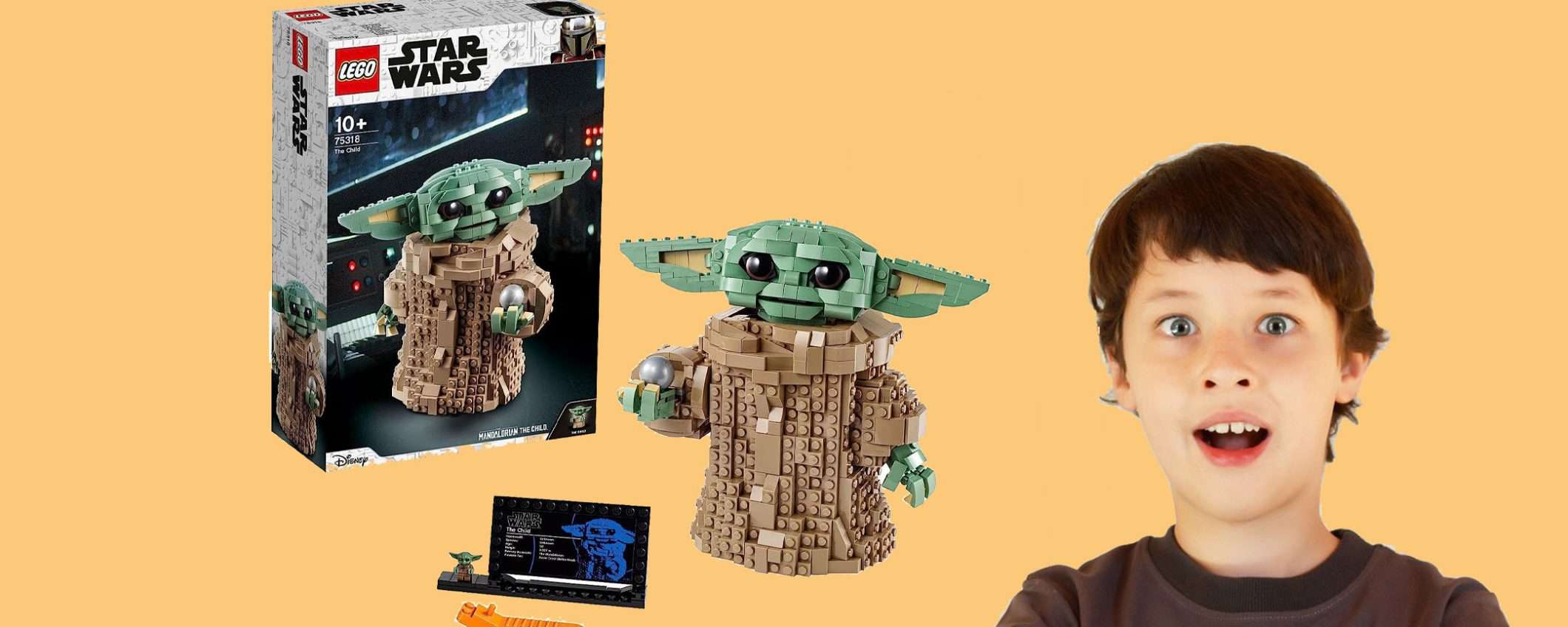 LEGO Star Wars Baby Yoda: scontatissimo a soli 67€ su Amazon (-25%)