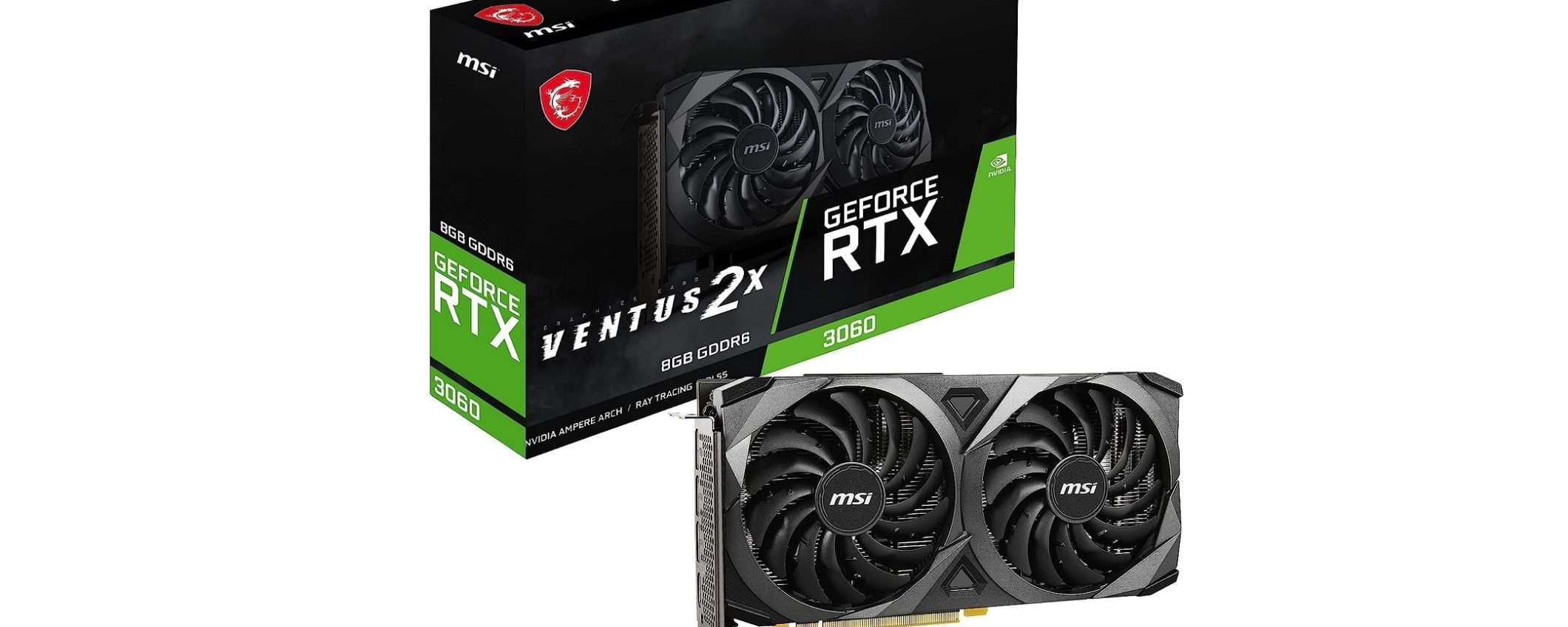 NVIDIA RTX 3060 cala ancora di prezzo: ora costa 313€ su Amazon