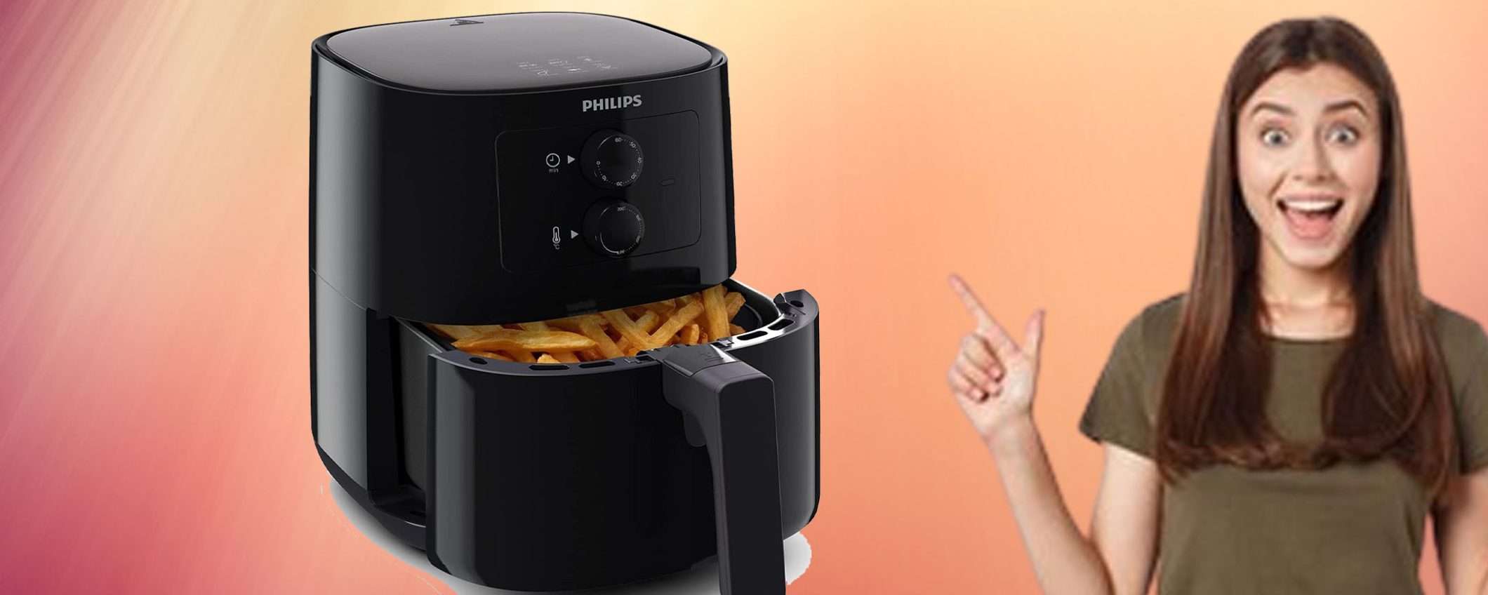 Philips Essential Airfryer in offerta: sconto IMPERDIBILE del 17%