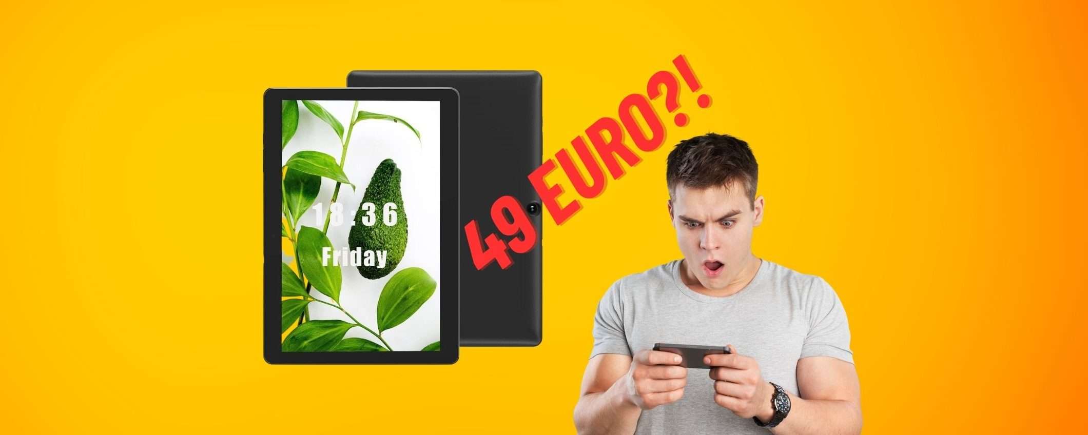 Incredibile Amazon: fantastico tablet Android a 49 euro (coupon)