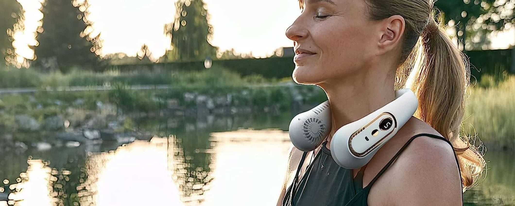 Rinfrescati con una GENIALATA: il ventilatore da collo in offerta Amazon