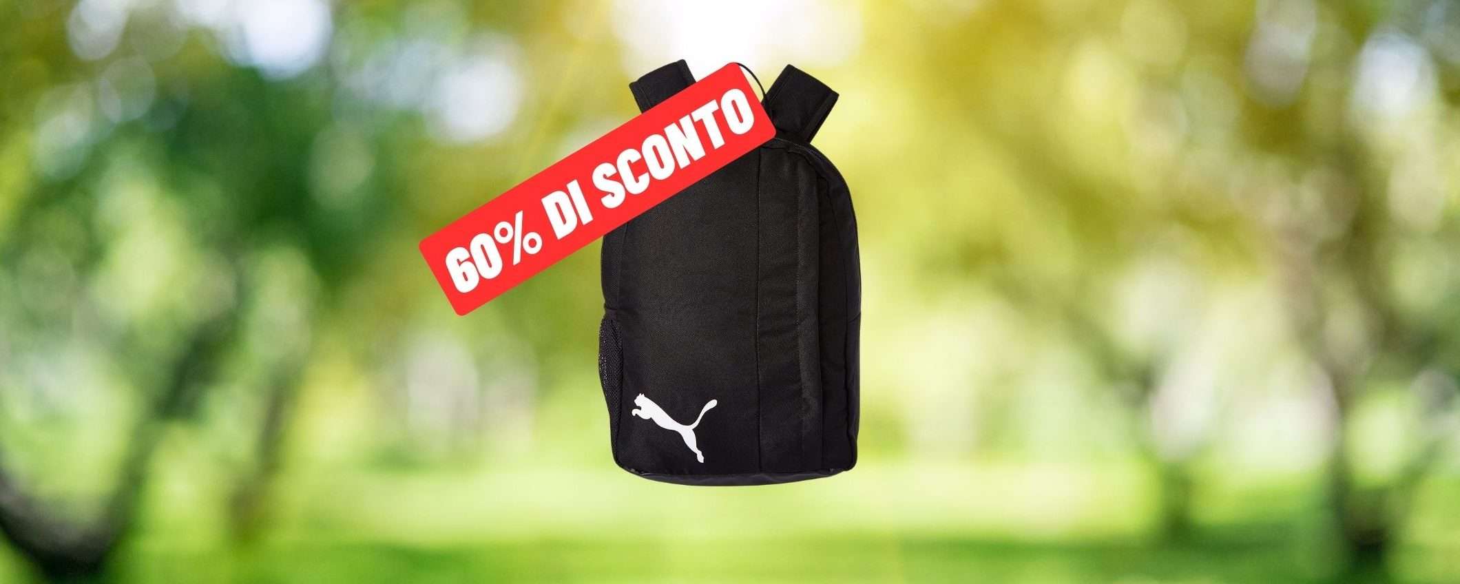 Zaino Puma teamGOAL 23: ottimo sconto al 60% su Amazon