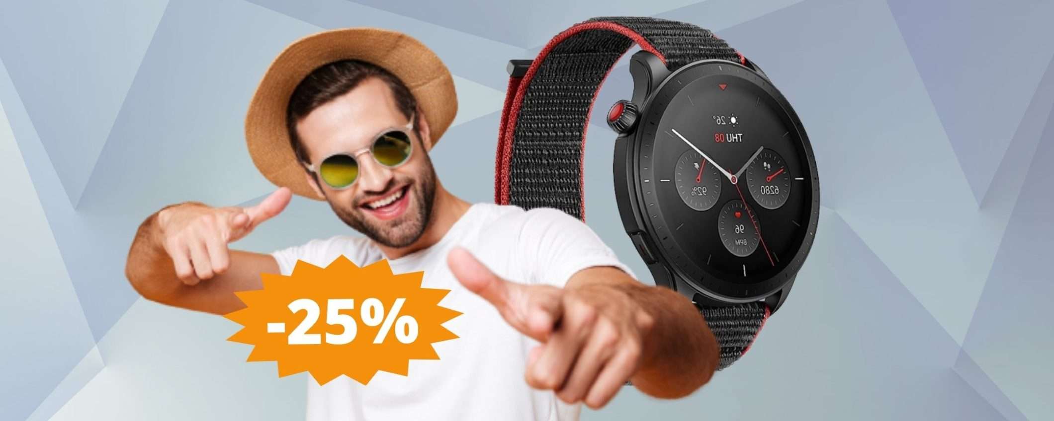 Amazfit GTR 4: SUPER sconto del 25% su Amazon