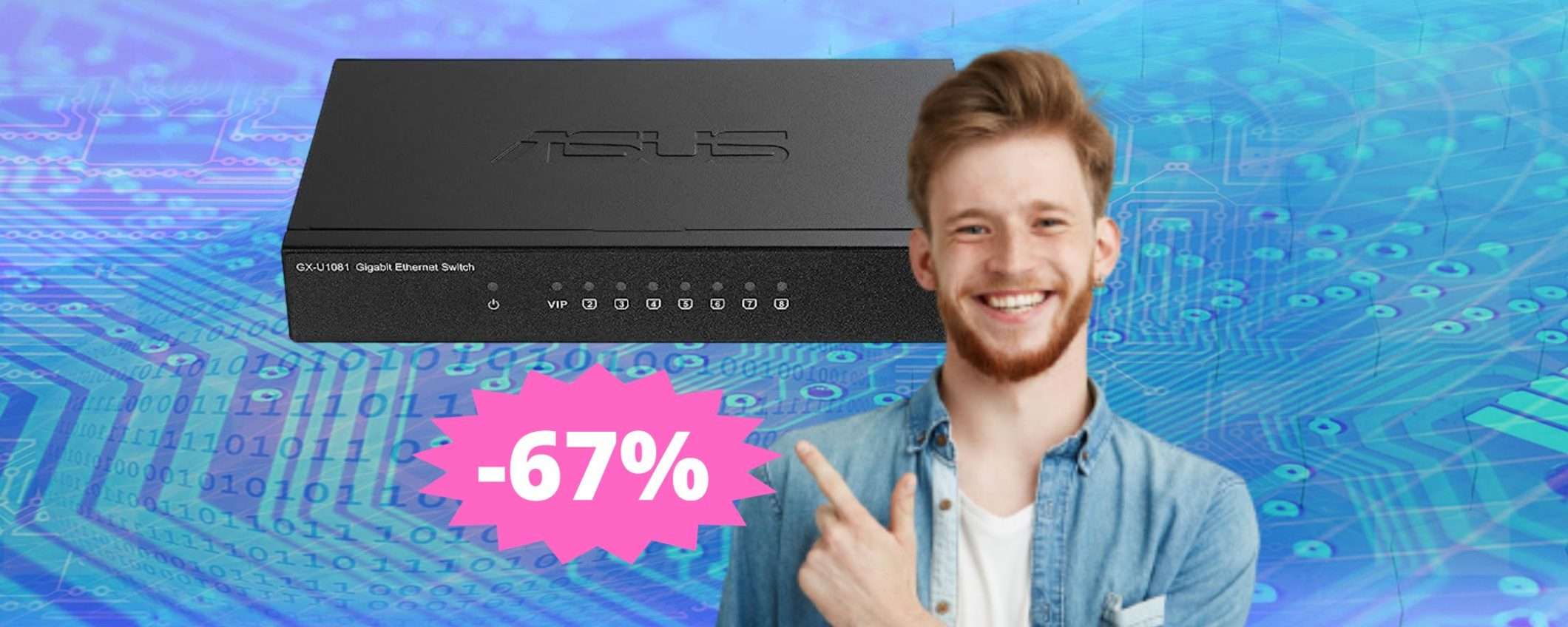 ASUS Switch Gigabit: soluzione pro di rete, ad un prezzo BOMBA