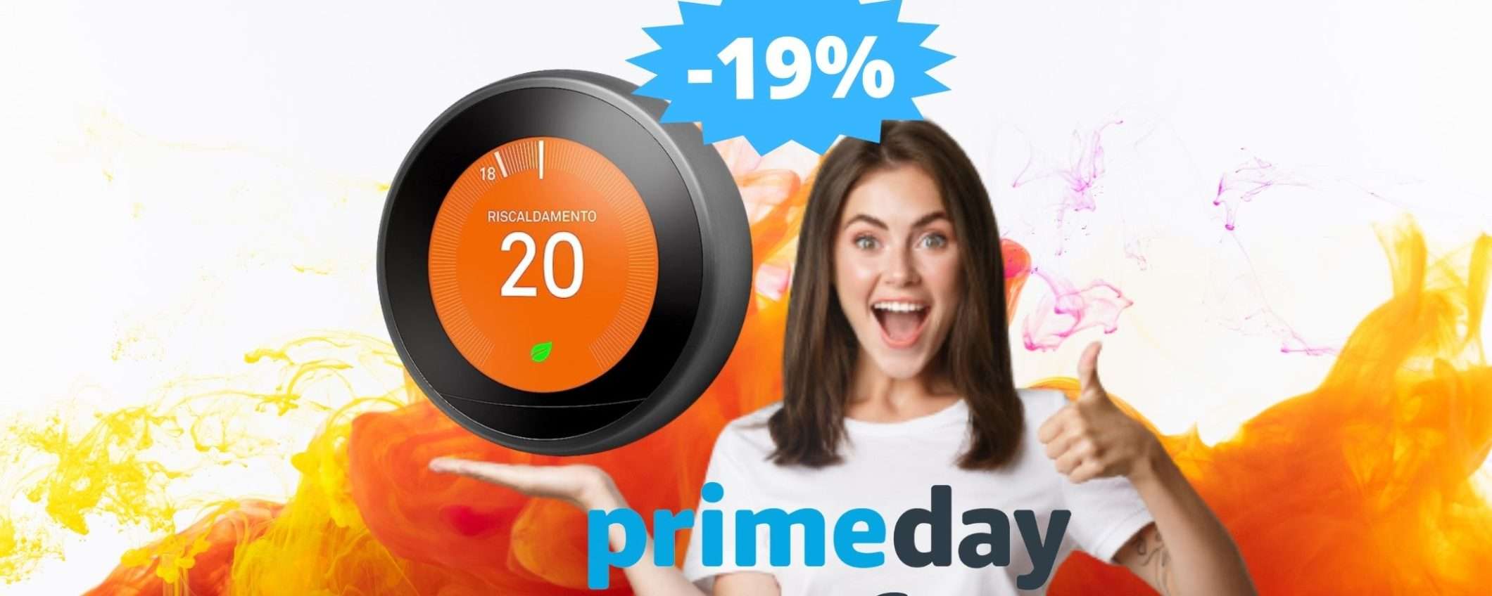 Google Nest Learning Thermostat: sconto Prime Day su Amazon