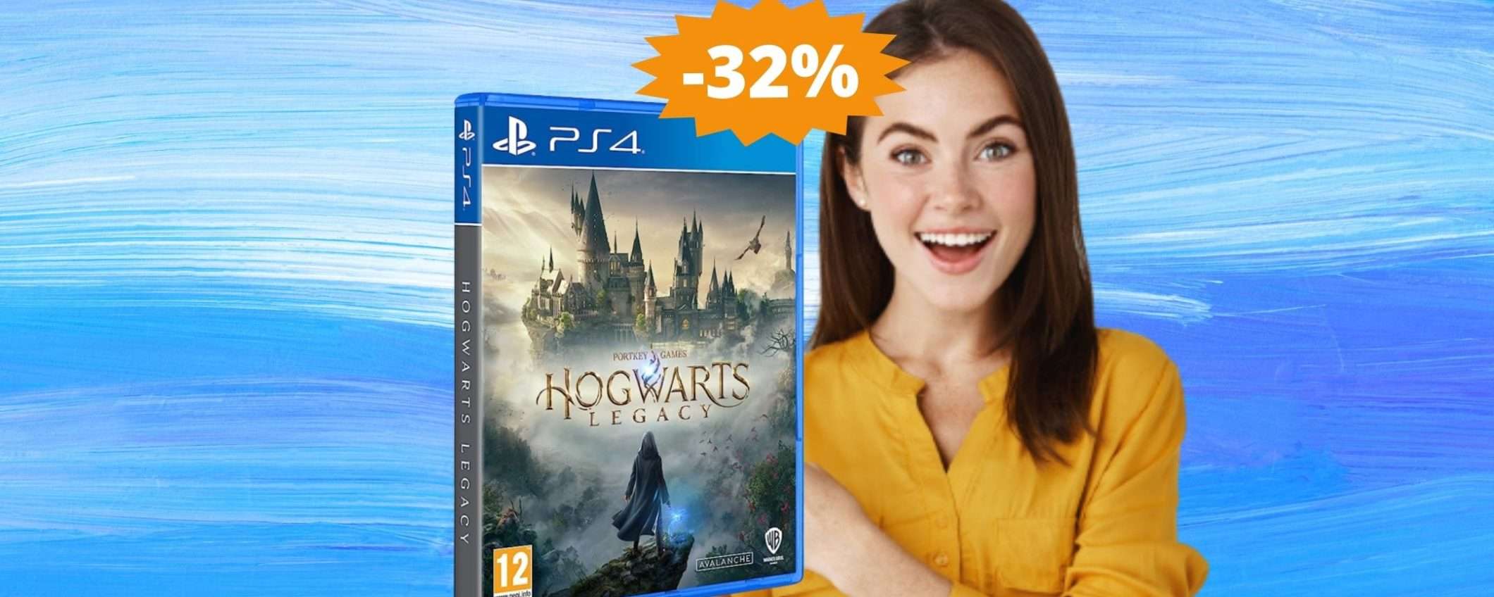 Hogwarts Legacy PS4: SUPER sconto del 32% su Amazon