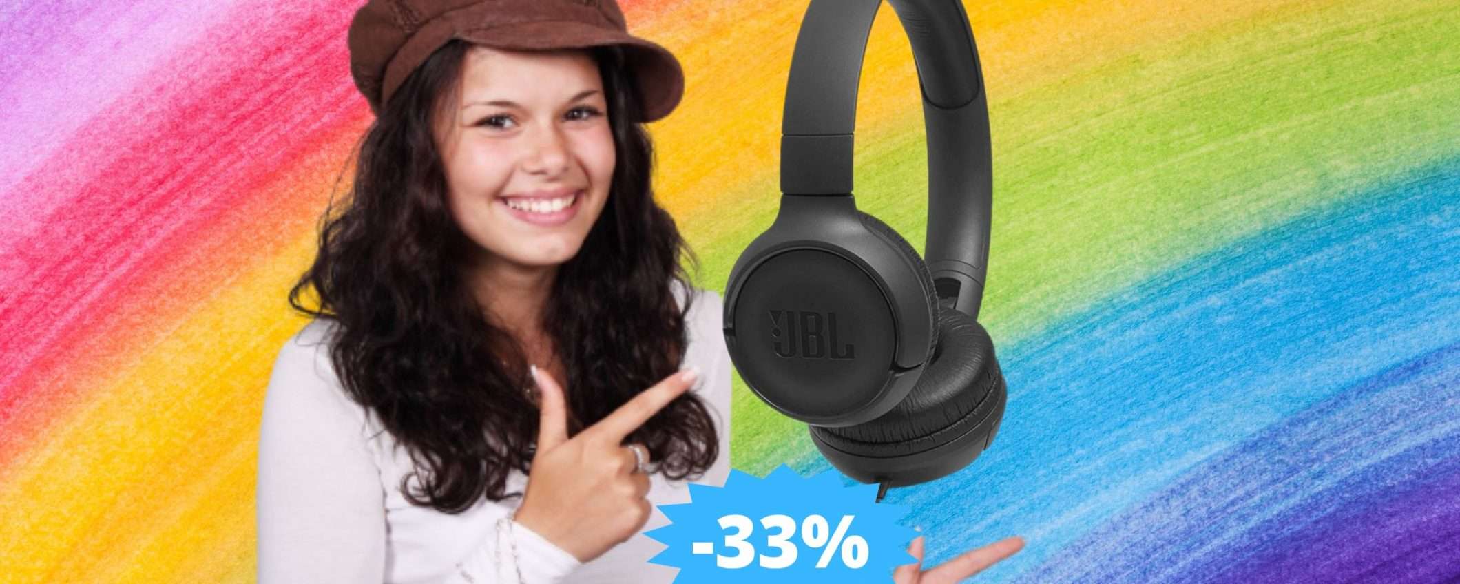 Cuffie JBL Tune 500: imbattibili con questa OFFERTA su Amazon