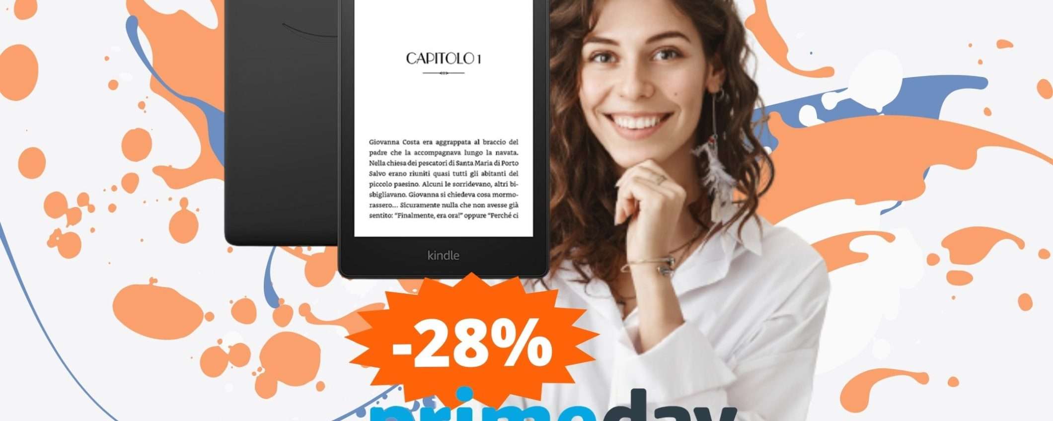 Kindle Paperwhite: SUPER sconto per il Prime Day